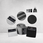 Heavy Fabric Glute Band Set (Non‑Slip, 3 Levels)