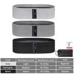 Heavy Fabric Glute Band Set (Non‑Slip, 3 Levels)
