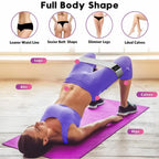 Heavy Fabric Glute Band Set (Non‑Slip, 3 Levels)